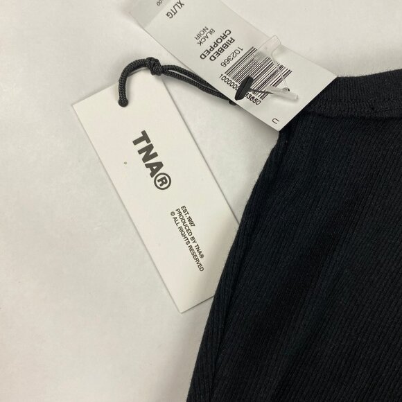 NWT TNA Cropped Tank Women's Size XL Black - Picture 8 of 14